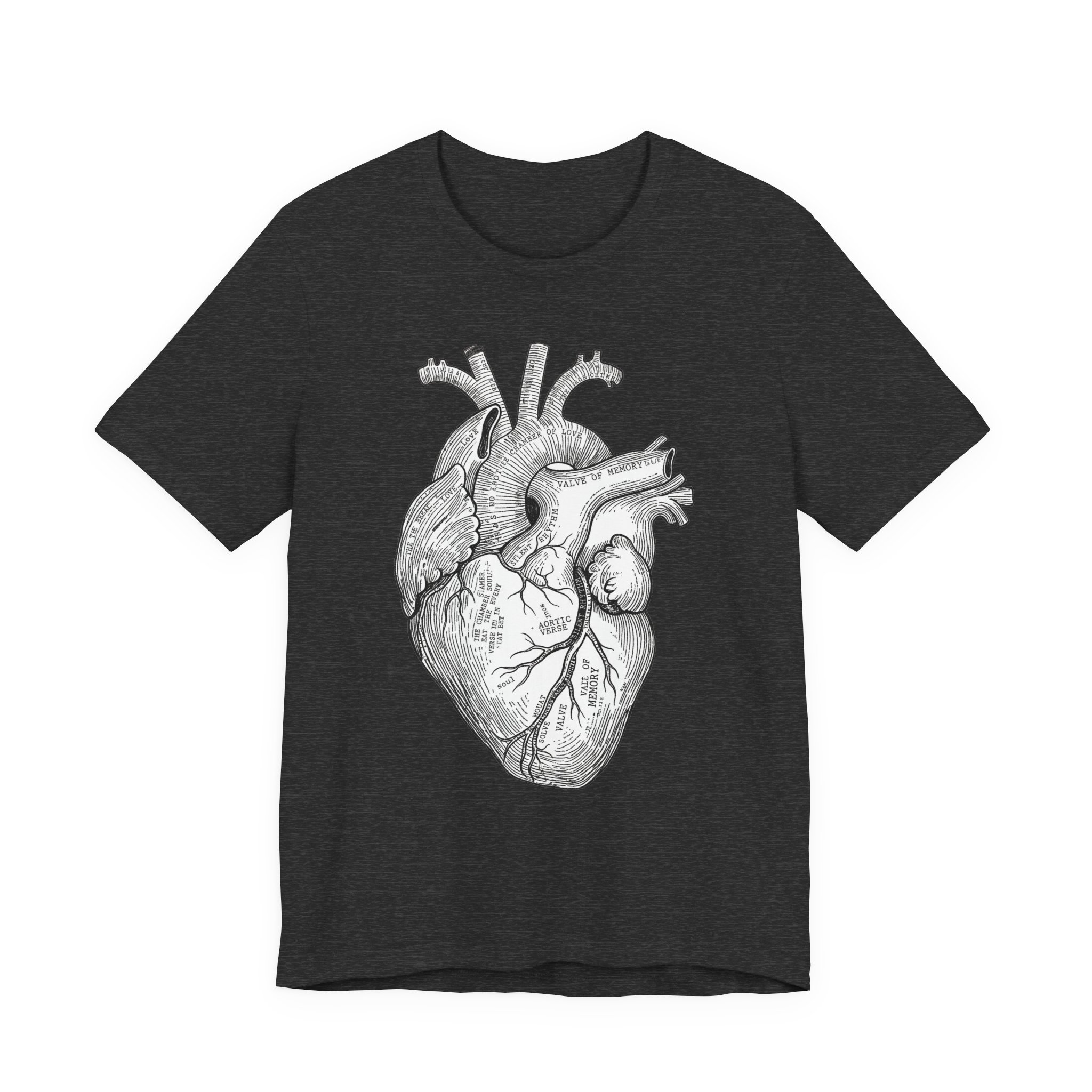 Anatomical Poetry Art Tee | Anatomical Verse | Poetcore Graphic Tee - Image 2