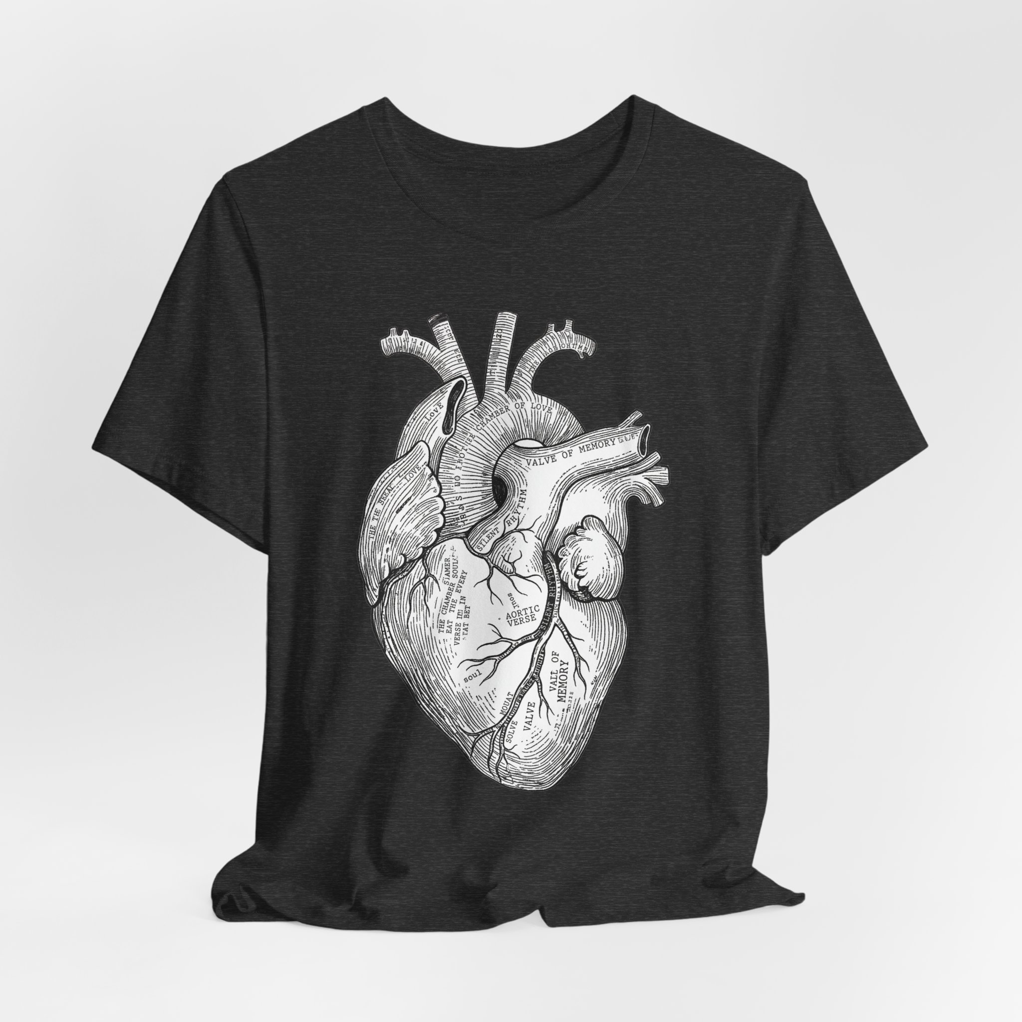 Anatomical Poetry Art Tee | Anatomical Verse | Poetcore Graphic Tee - Image 4