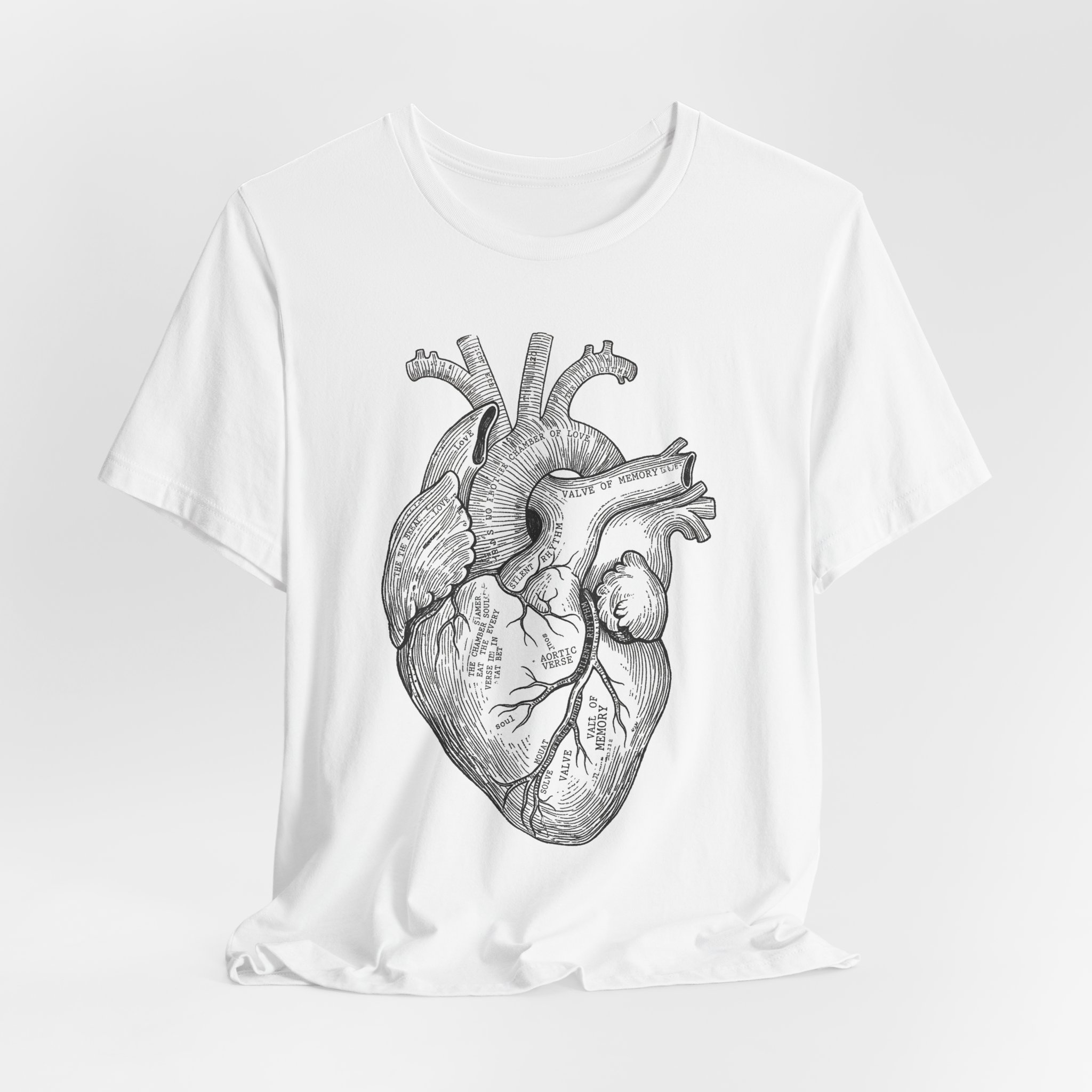 Anatomical Poetry Art Tee | Anatomical Verse | Poetcore Graphic Tee - Image 7