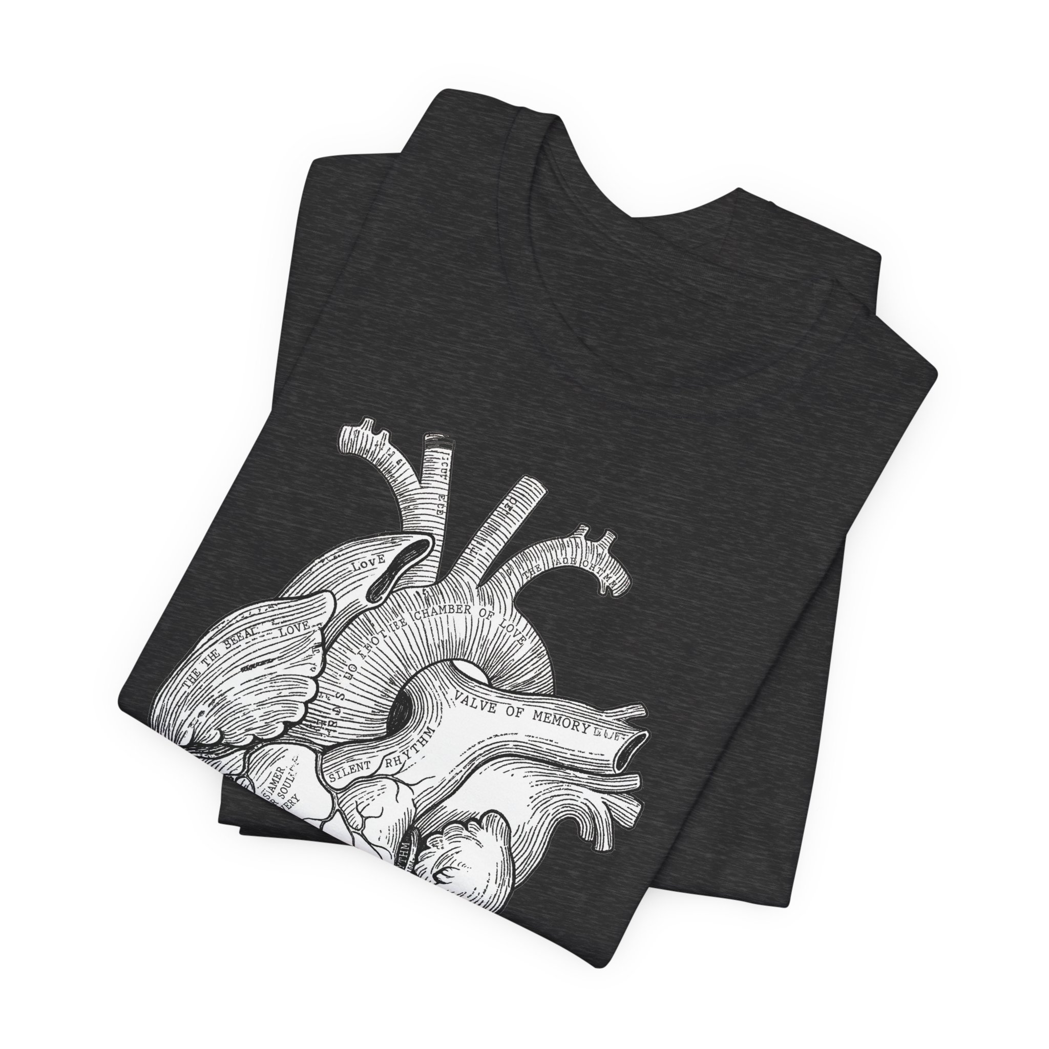 Anatomical Poetry Art Tee | Anatomical Verse | Poetcore Graphic Tee - Image 3