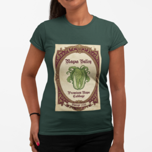 Vintage Cabbage Wine Label Tee | Vintage Wine Label | Cabbage Crush 2026