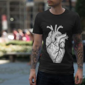 Anatomical Poetry Art Tee | Anatomical Verse | Poetcore Graphic Tee