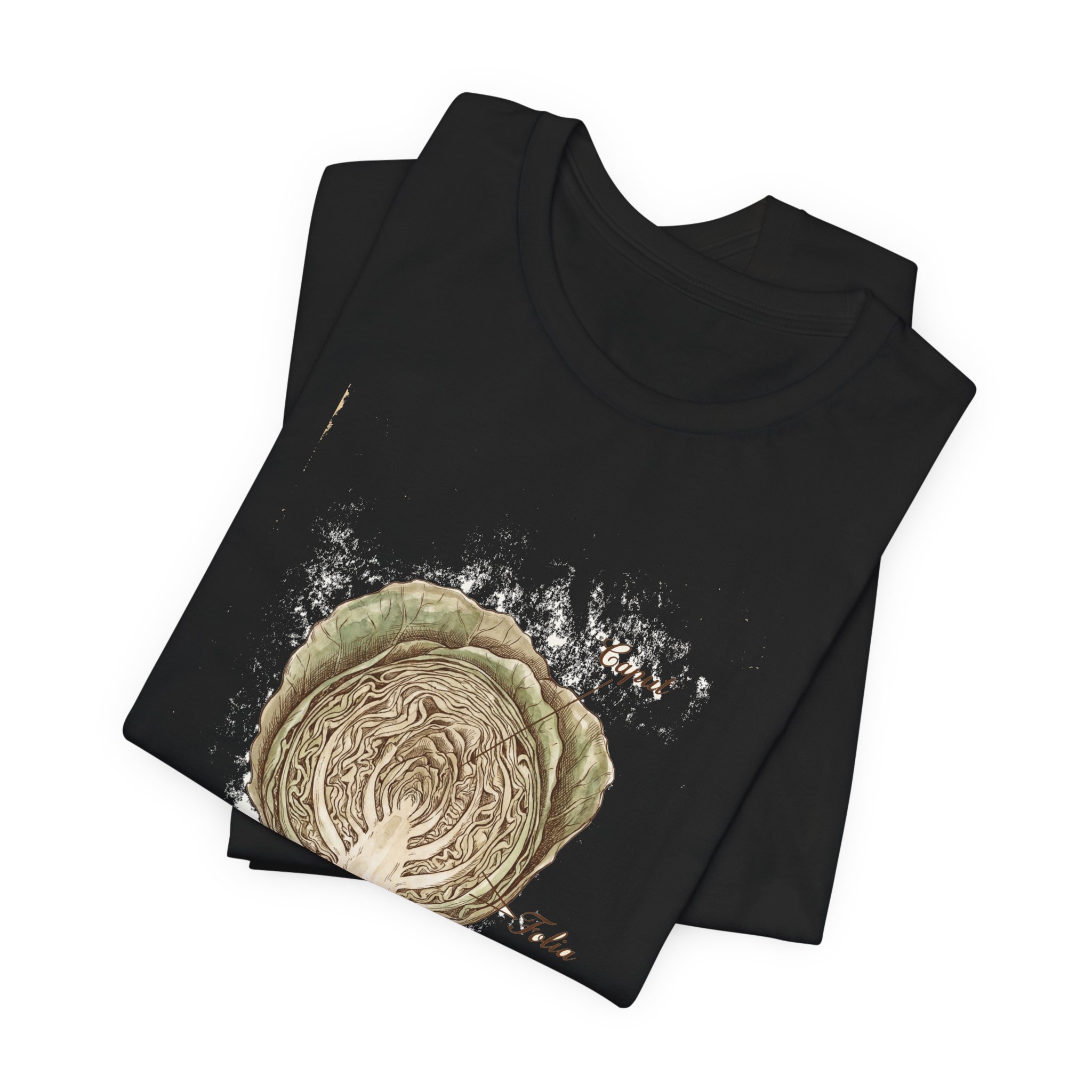 Cabbage Crush 2026 | Scientific Botanical Cross-Section V9 | Unisex Graphic Tee - Image 11