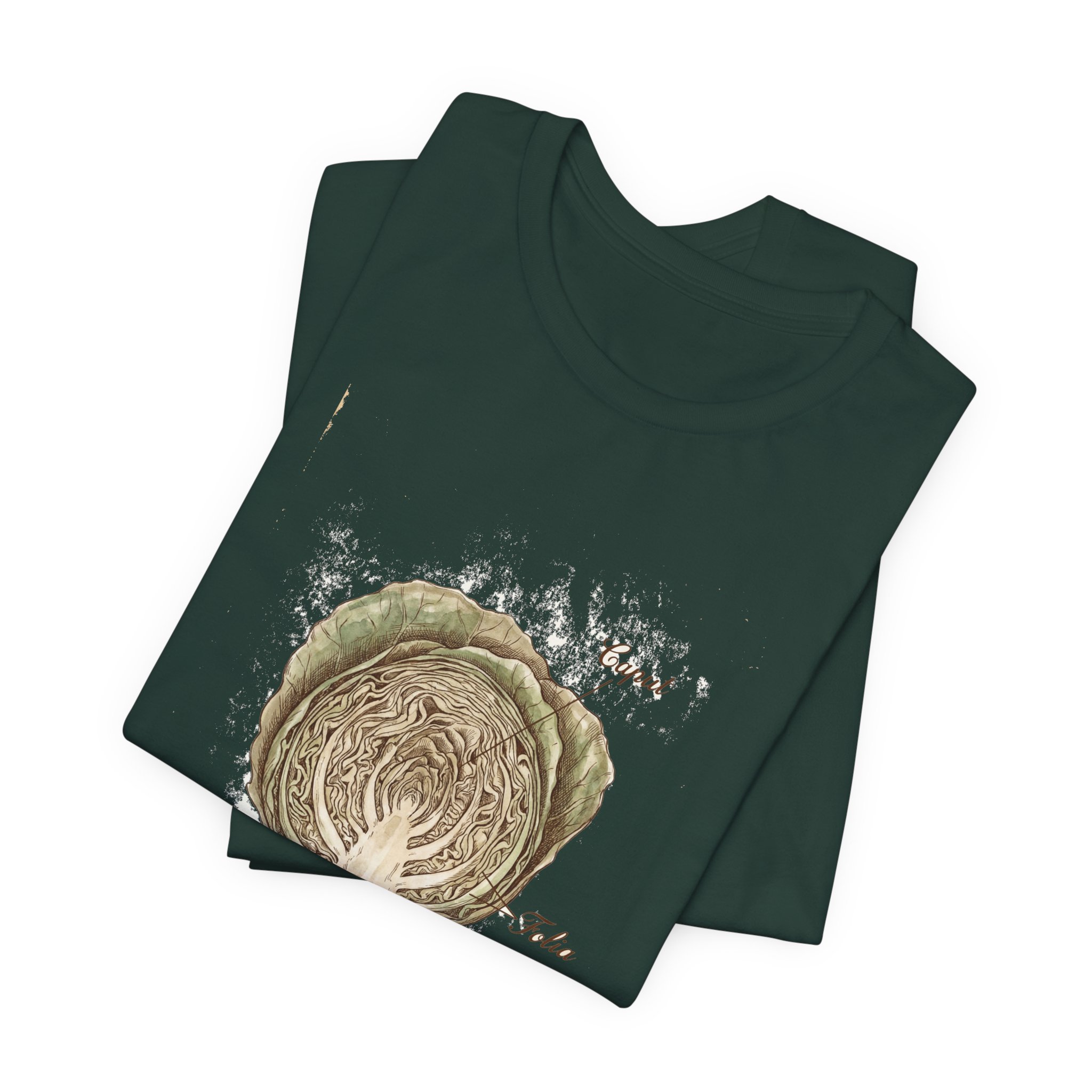 Cabbage Crush 2026 | Scientific Botanical Cross-Section V9 | Unisex Graphic Tee - Image 19