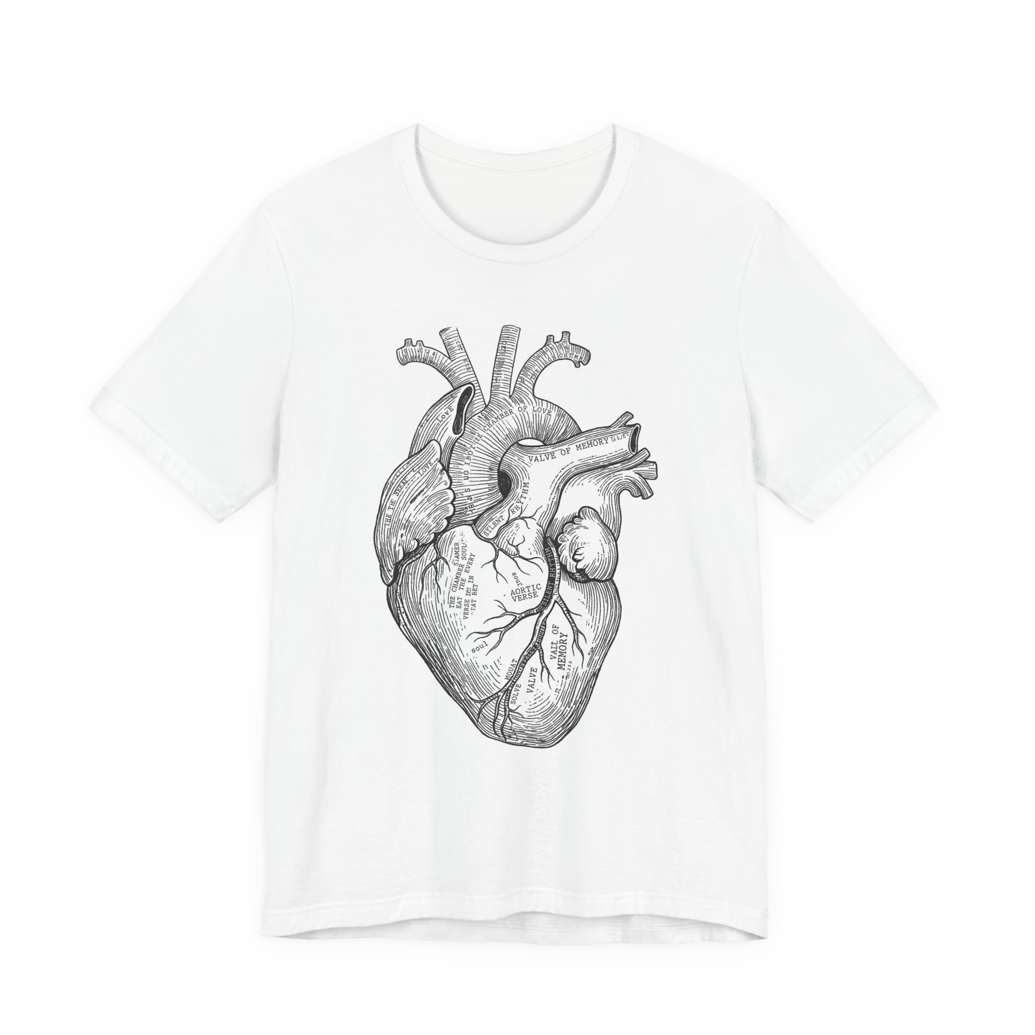 Anatomical Poetry Art Tee | Anatomical Verse | Poetcore Graphic Tee - Image 5